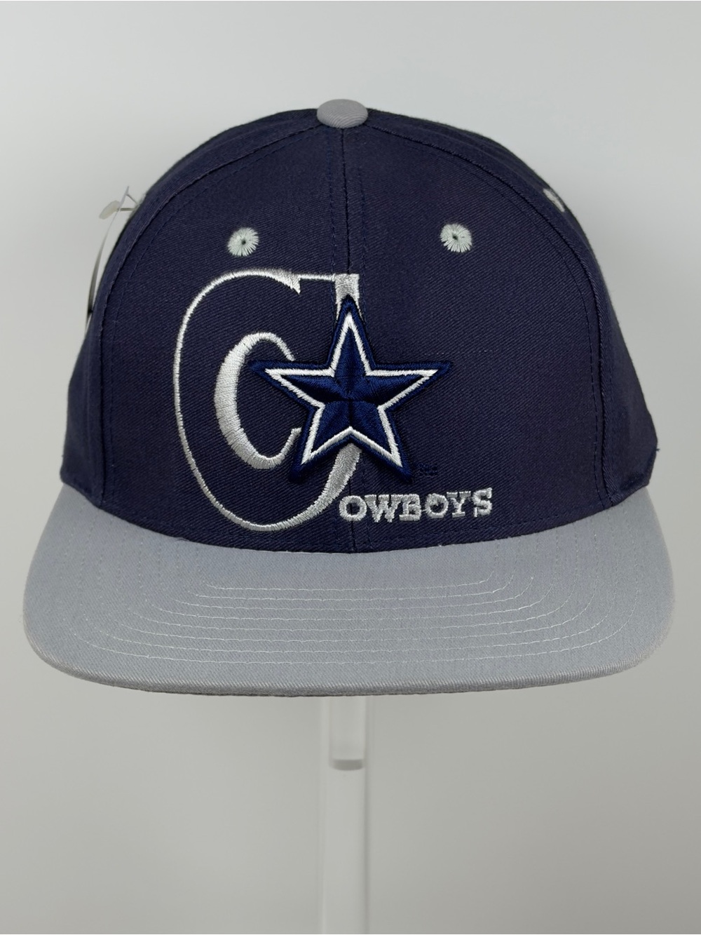 Vtg Dallas Cowboys Hat Annco Snapback Big Logo Team NFL 90s Deadstock NWT Blue